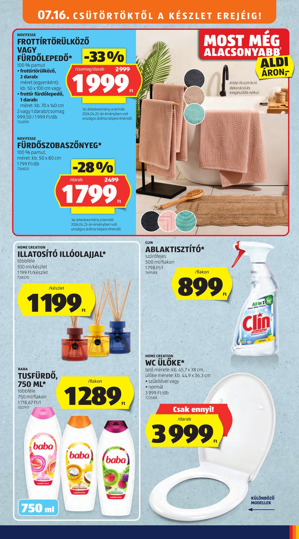 Aldi akciós újság 2026.07.16-tól - 41. oldal.
