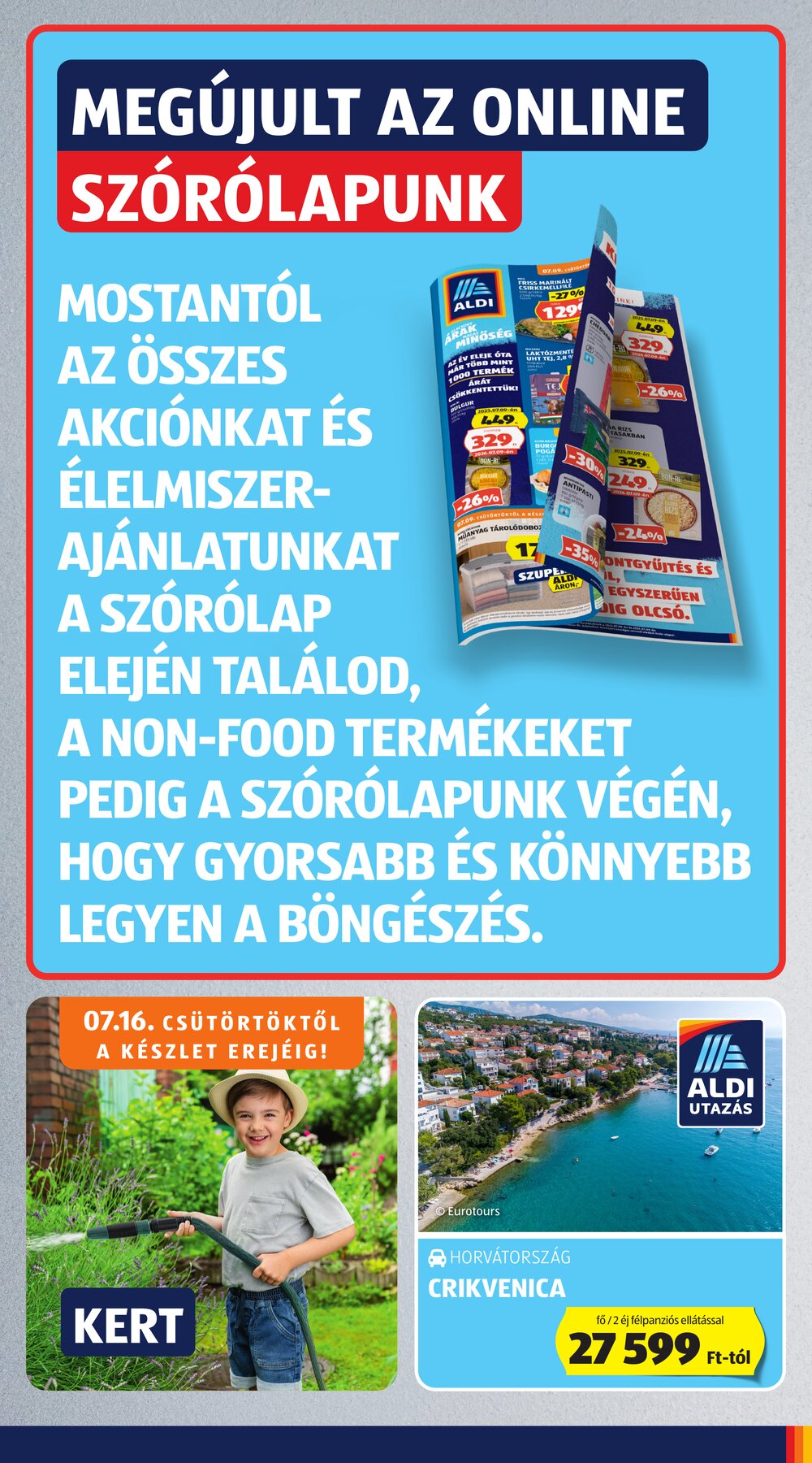 Aldi akciós újság 2026.07.16-tól - 7. oldal.