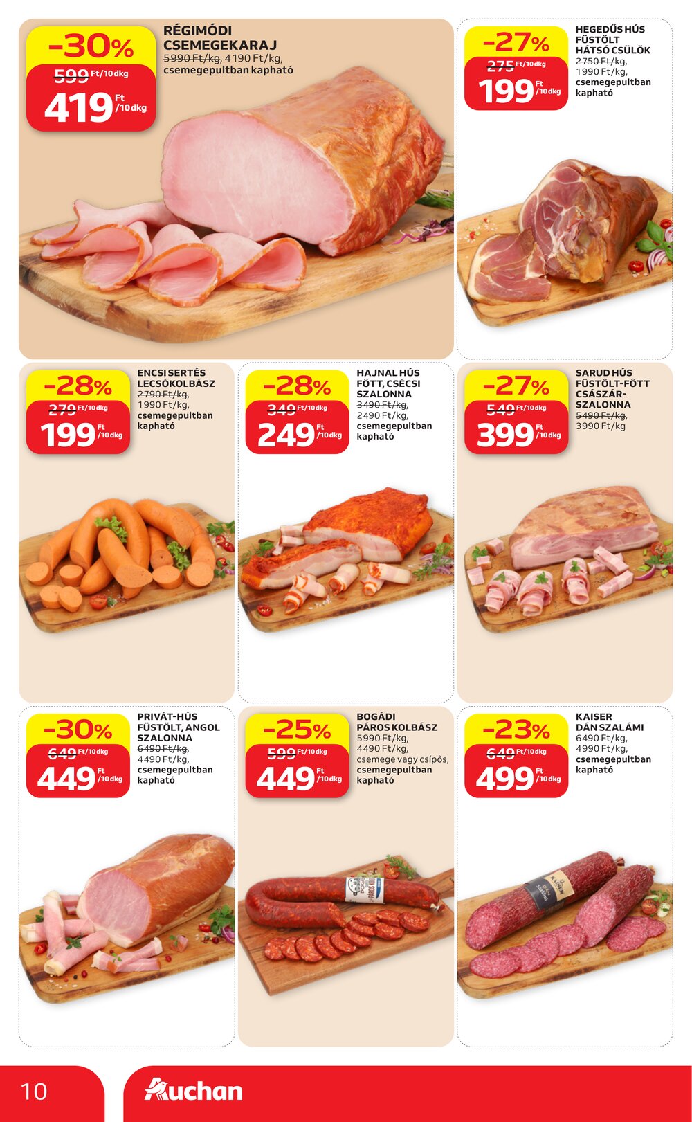 Auchan akciós újság 2026.07.16-tól - 10. oldal.