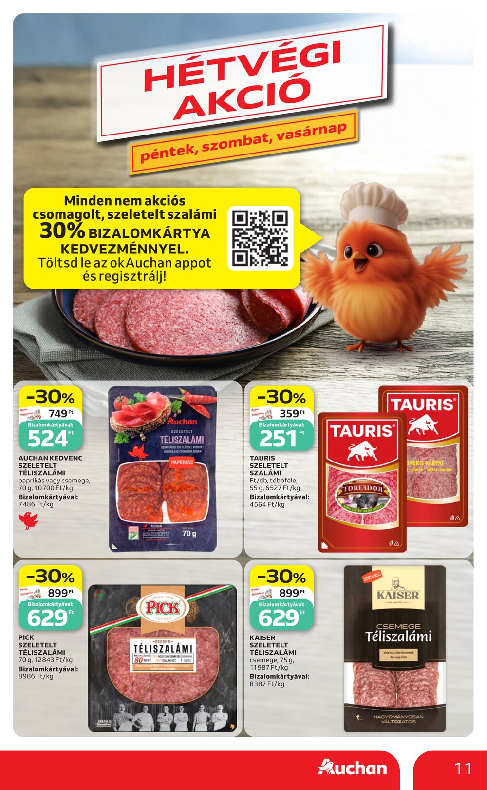 Auchan akciós újság 2026.07.16-tól - 11. oldal.