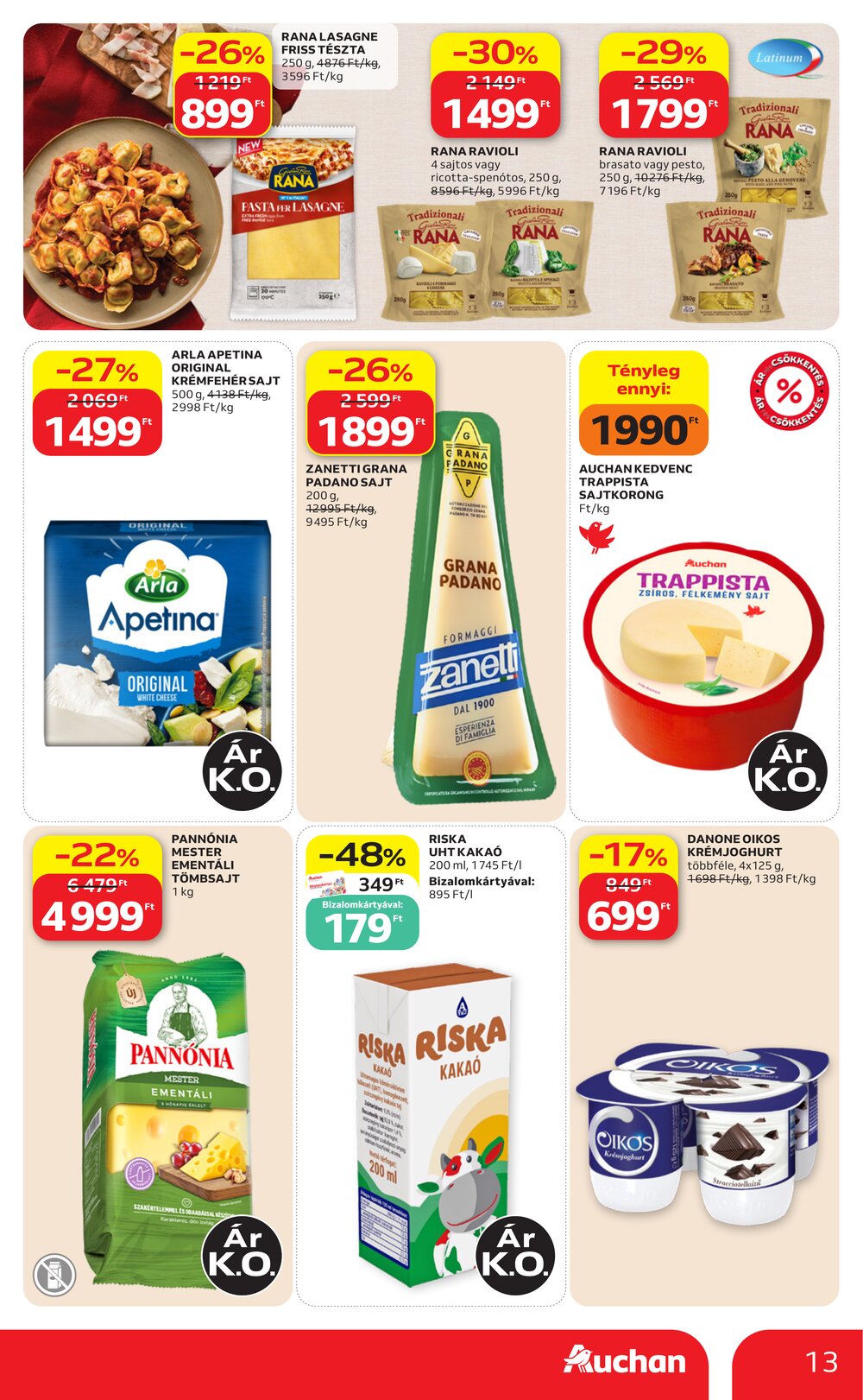 Auchan akciós újság 2026.07.16-tól - 13. oldal.