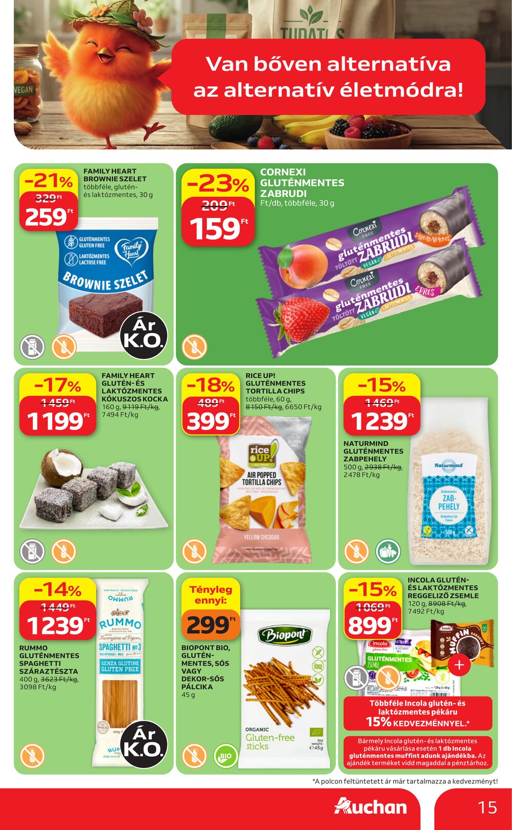 Auchan akciós újság 2026.07.16-tól - 15. oldal.