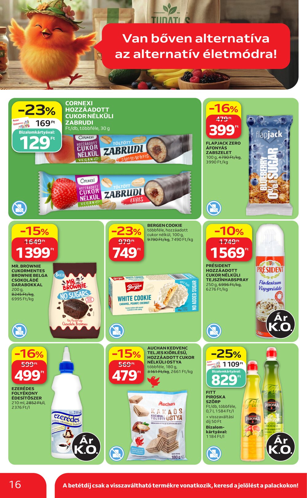 Auchan akciós újság 2026.07.16-tól - 16. oldal.