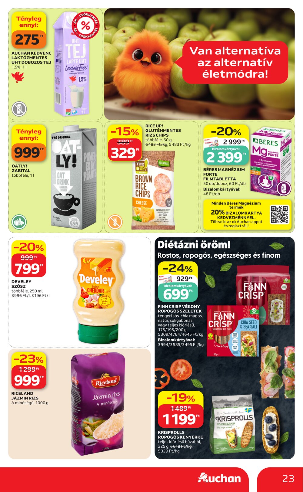 Auchan akciós újság 2026.07.16-tól - 23. oldal.