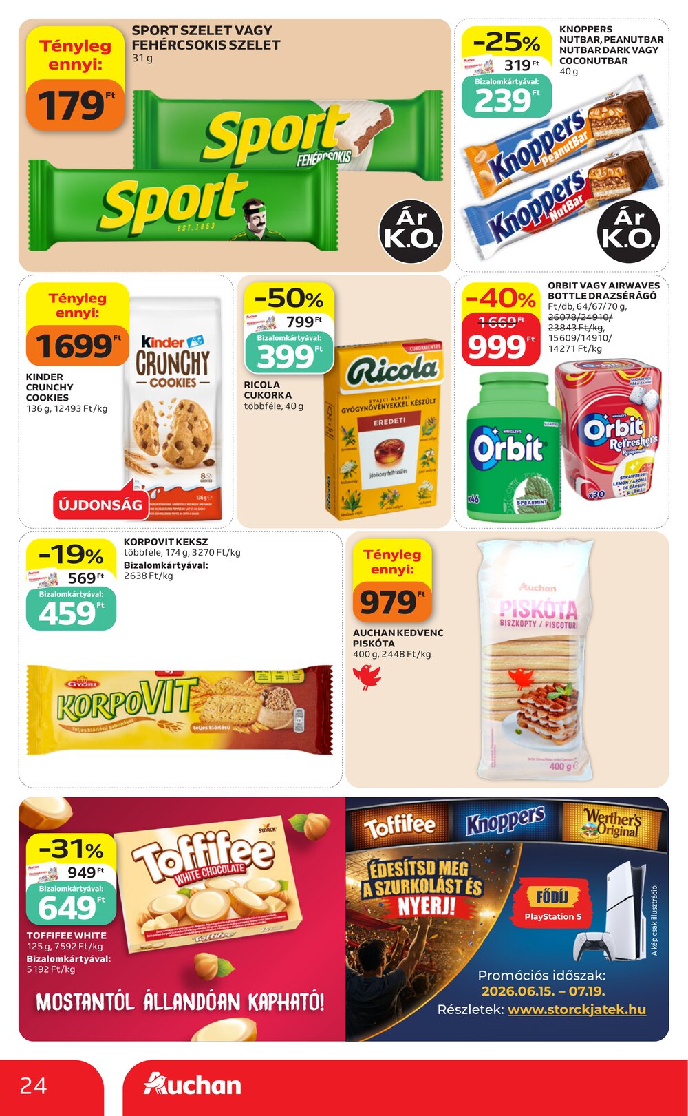 Auchan akciós újság 2026.07.16-tól - 24. oldal.
