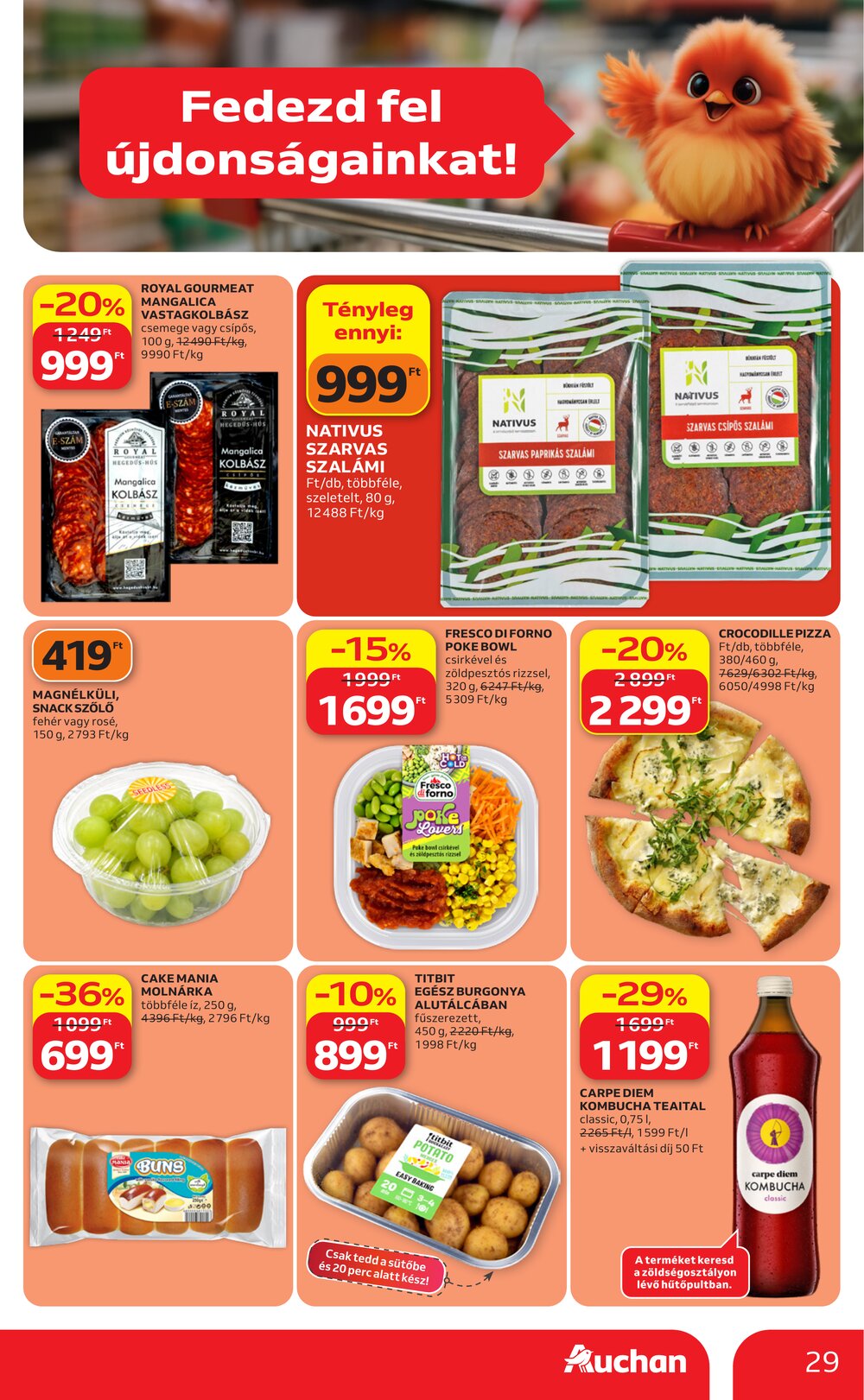 Auchan akciós újság 2026.07.16-tól - 29. oldal.