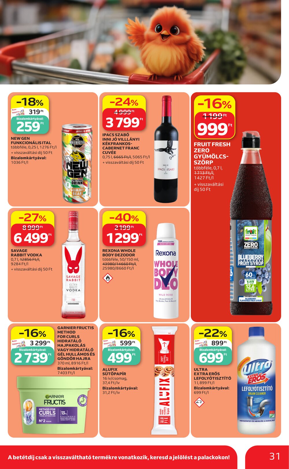 Auchan akciós újság 2026.07.16-tól - 31. oldal.