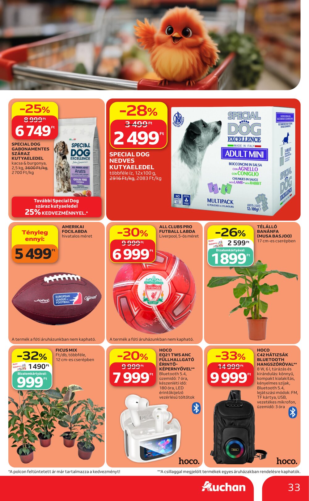 Auchan akciós újság 2026.07.16-tól - 33. oldal.