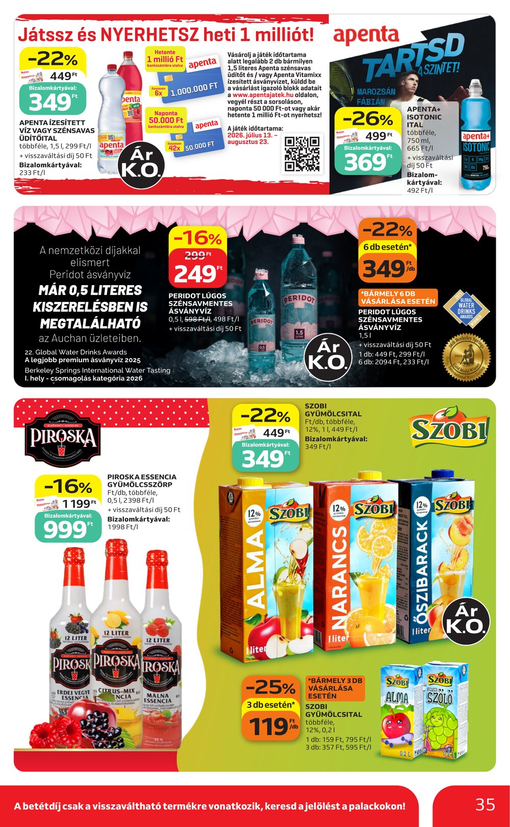 Auchan akciós újság 2026.07.16-tól - 35. oldal.