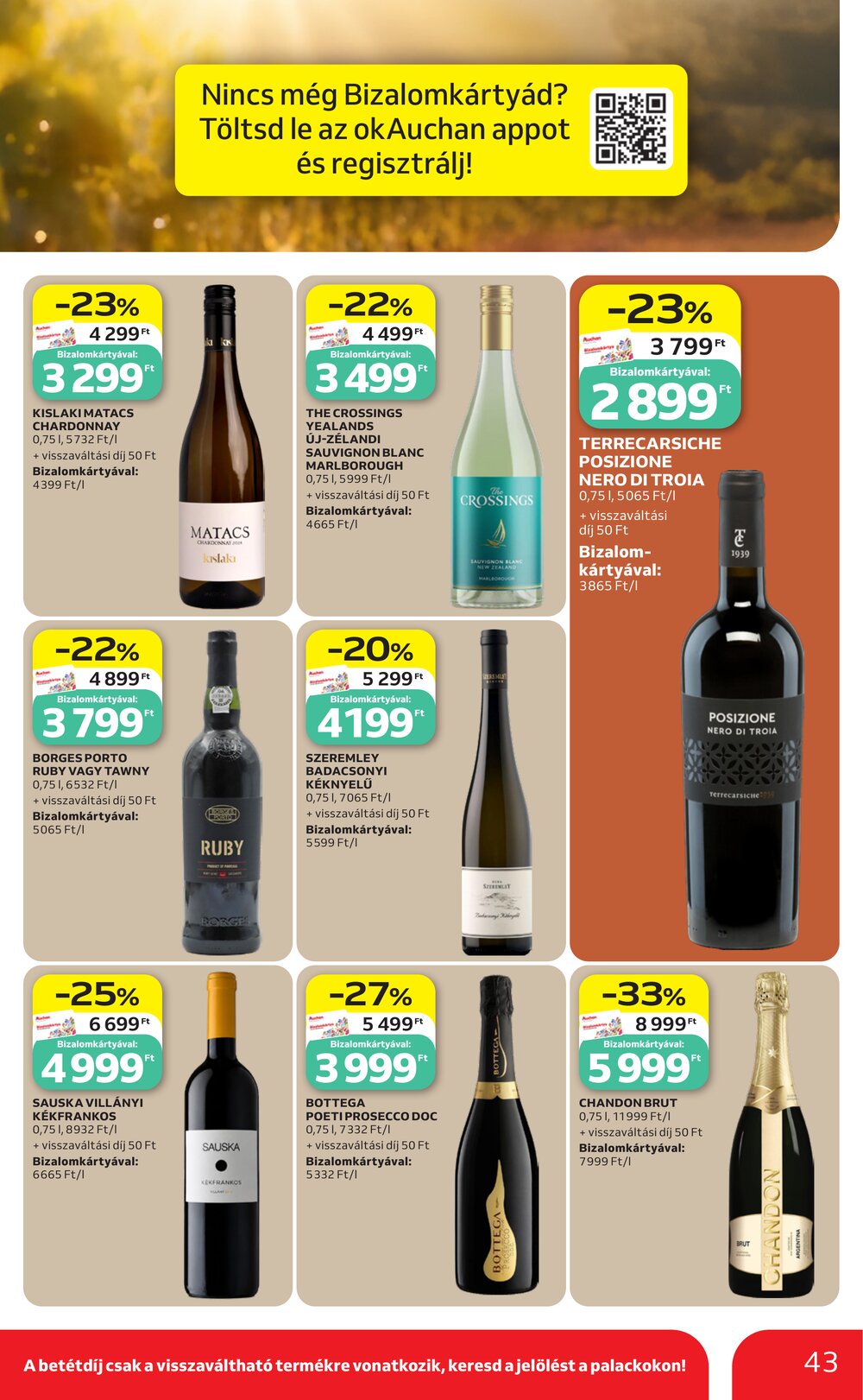 Auchan akciós újság 2026.07.16-tól - 43. oldal.