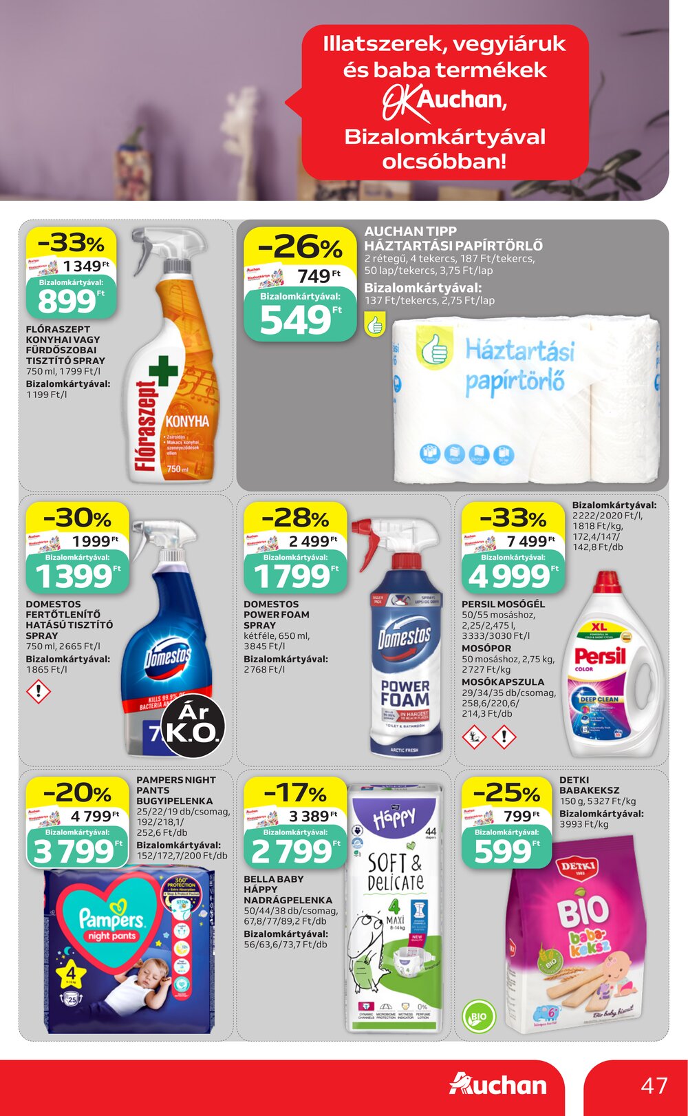 Auchan akciós újság 2026.07.16-tól - 47. oldal.