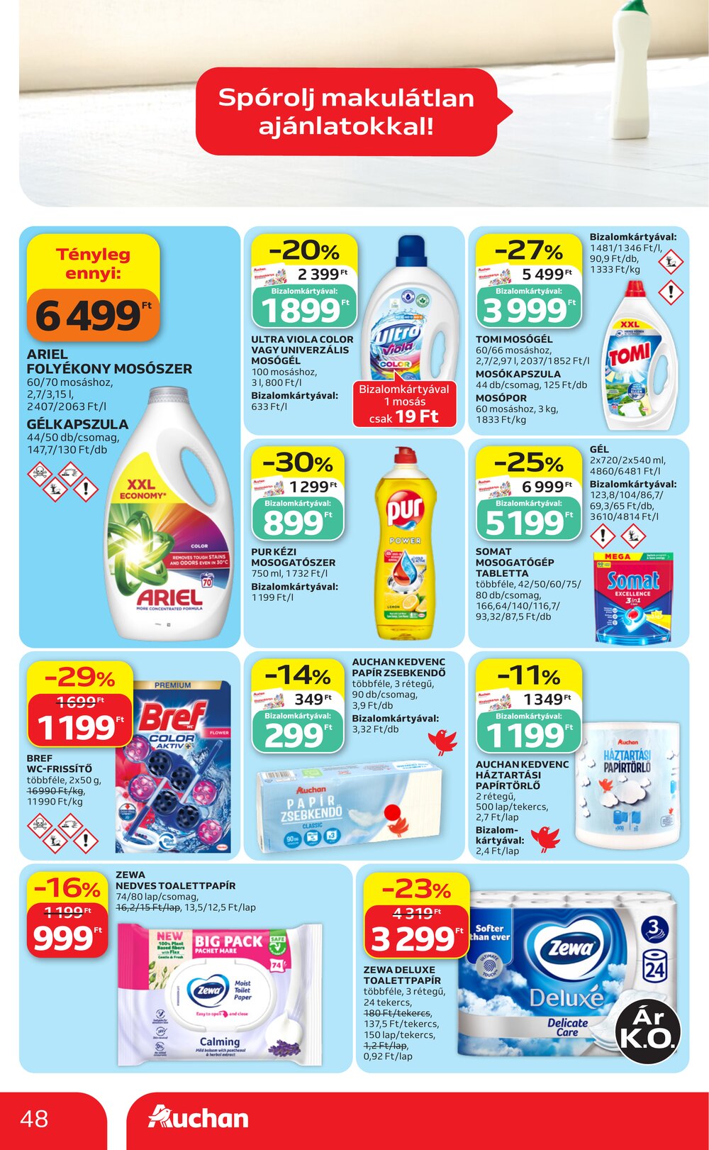 Auchan akciós újság 2026.07.16-tól - 48. oldal.