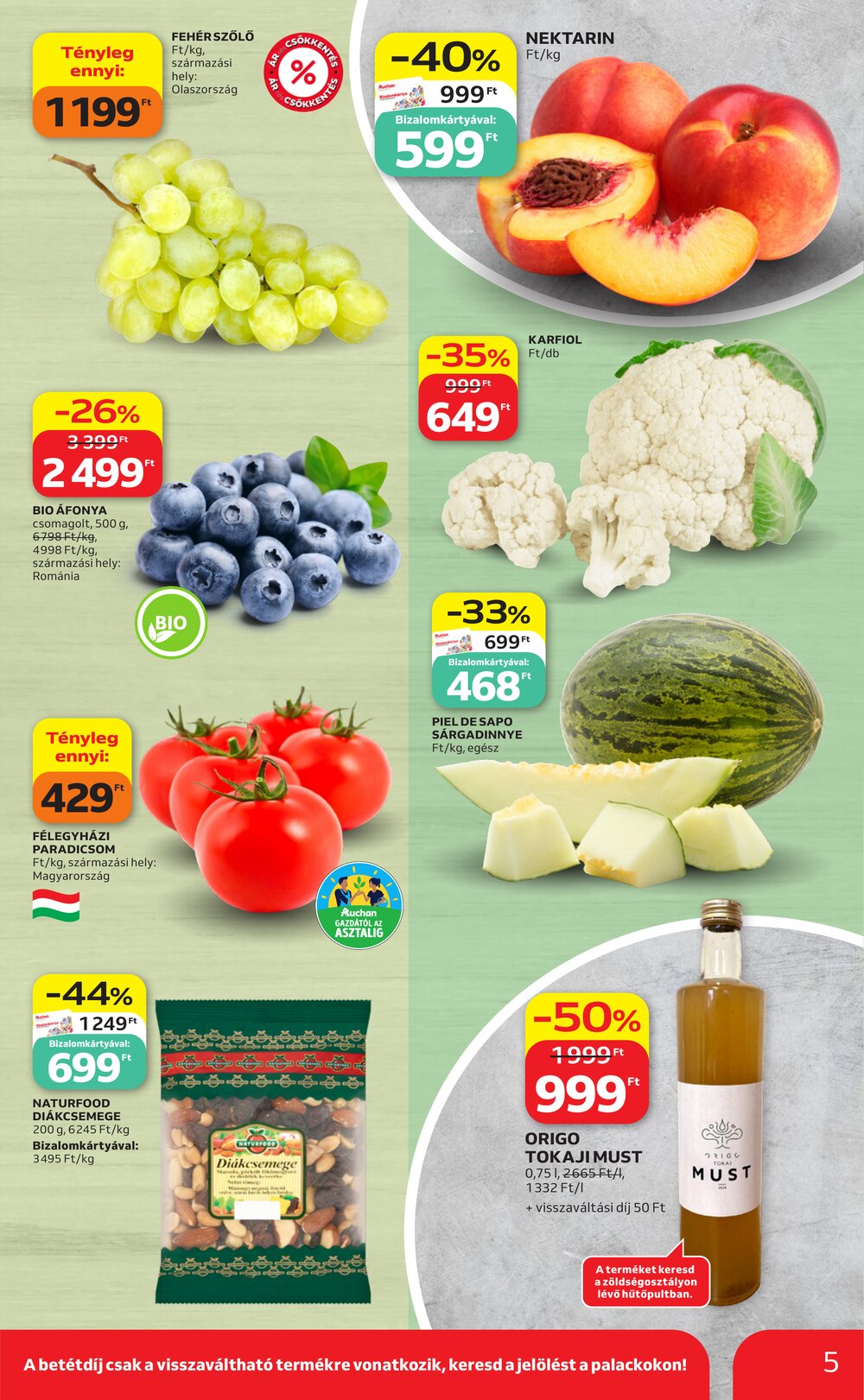 Auchan akciós újság 2026.07.16-tól - 5. oldal.