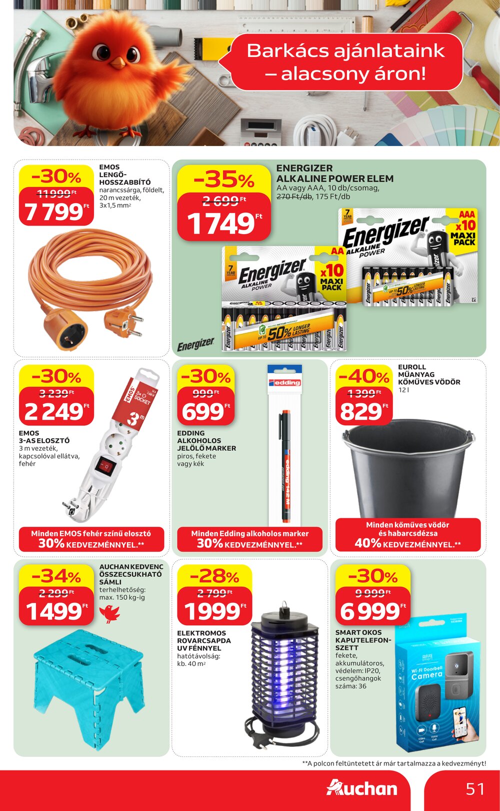 Auchan akciós újság 2026.07.16-tól - 51. oldal.
