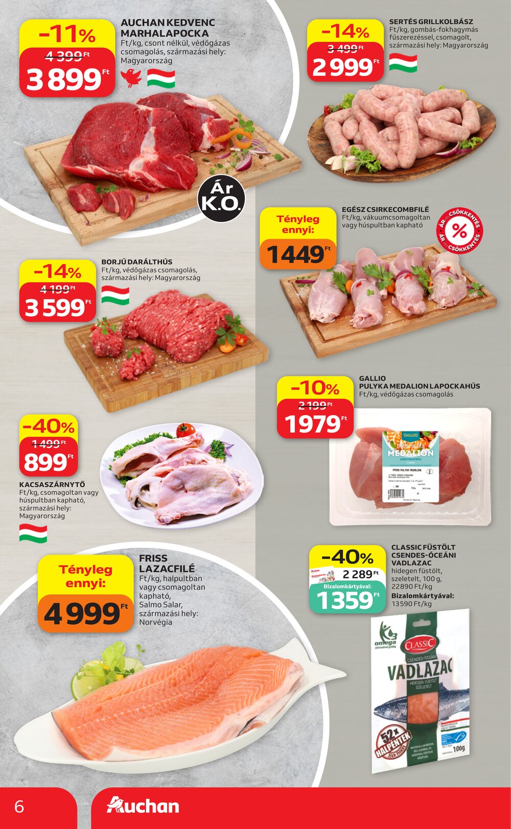Auchan akciós újság 2026.07.16-tól - 6. oldal.