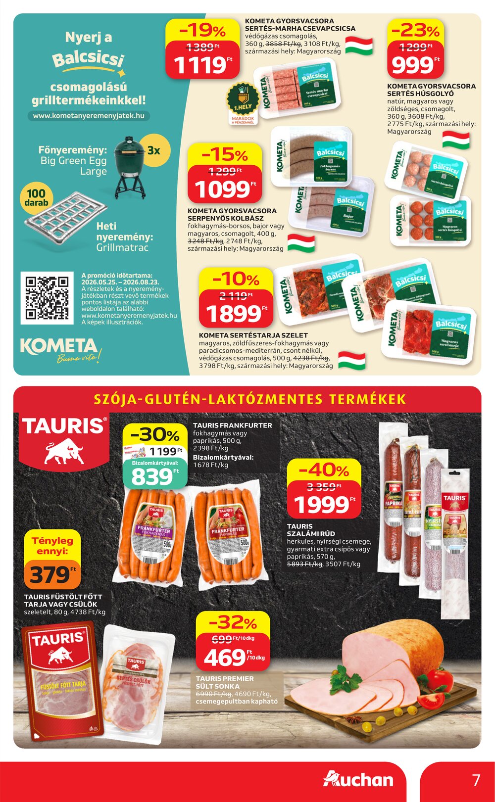 Auchan akciós újság 2026.07.16-tól - 7. oldal.