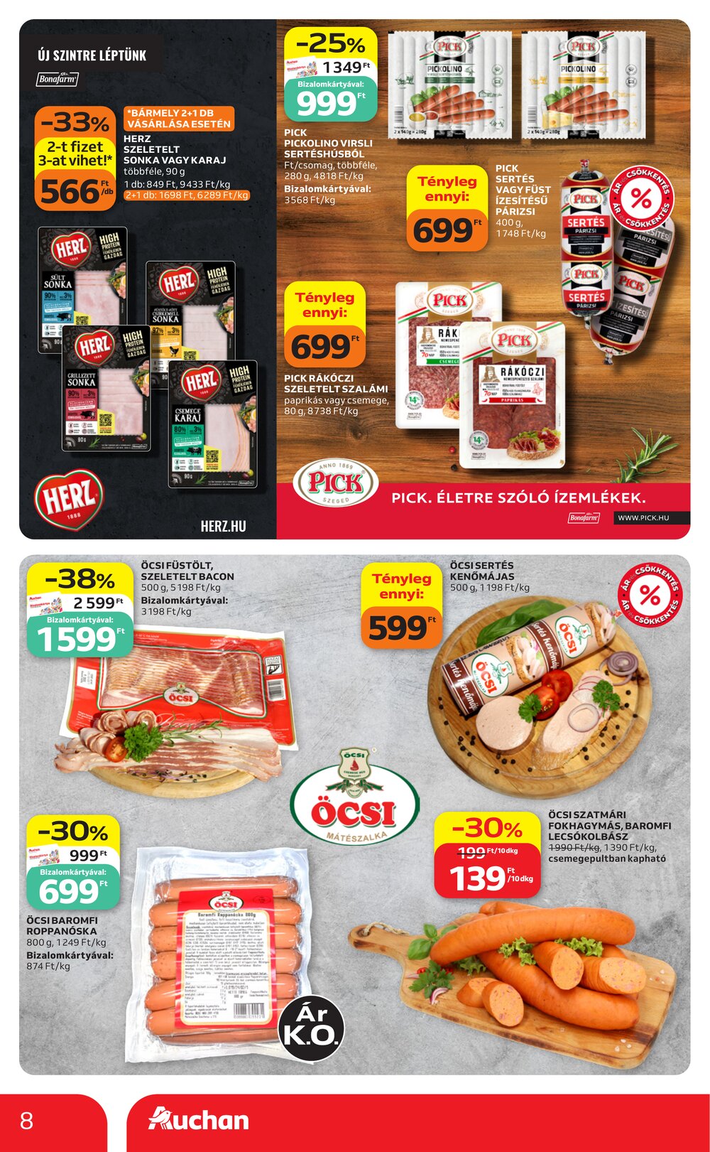 Auchan akciós újság 2026.07.16-tól - 8. oldal.