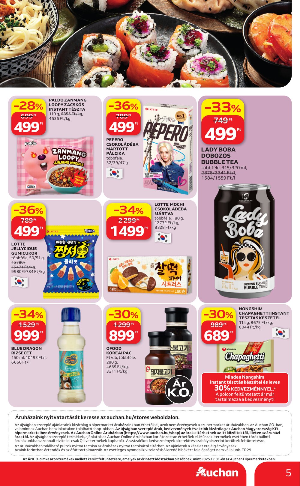 Auchan akciós újság 2026.07.16-tól - 5. oldal.