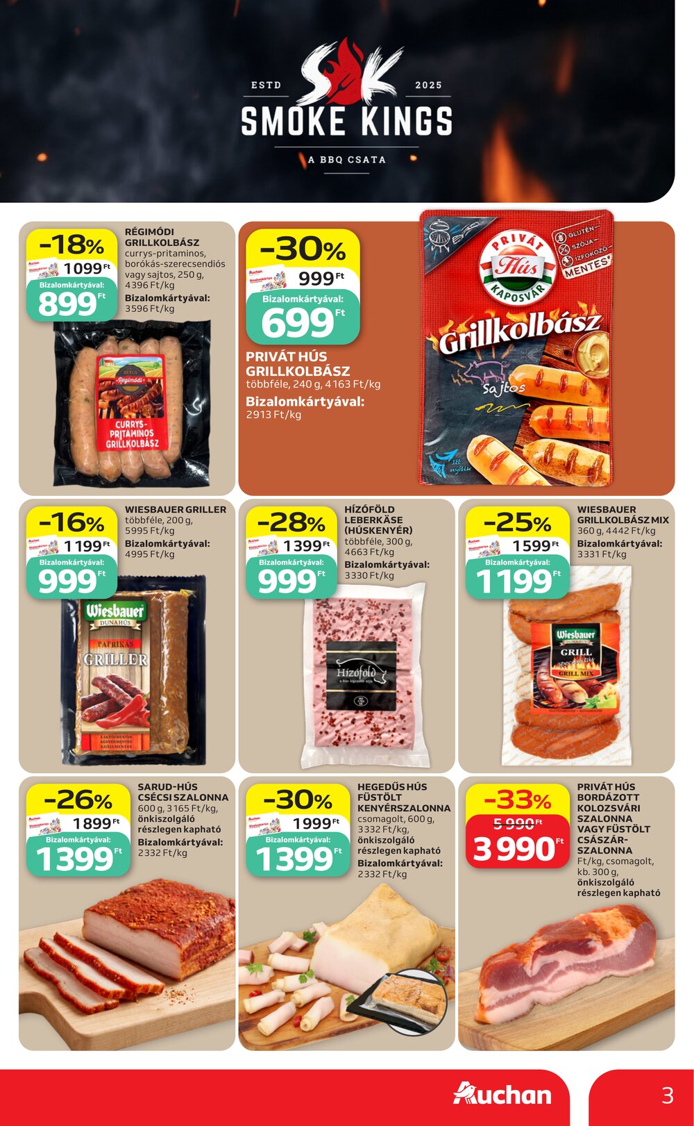 Auchan akciós újság 2026.07.16-tól - 3. oldal.