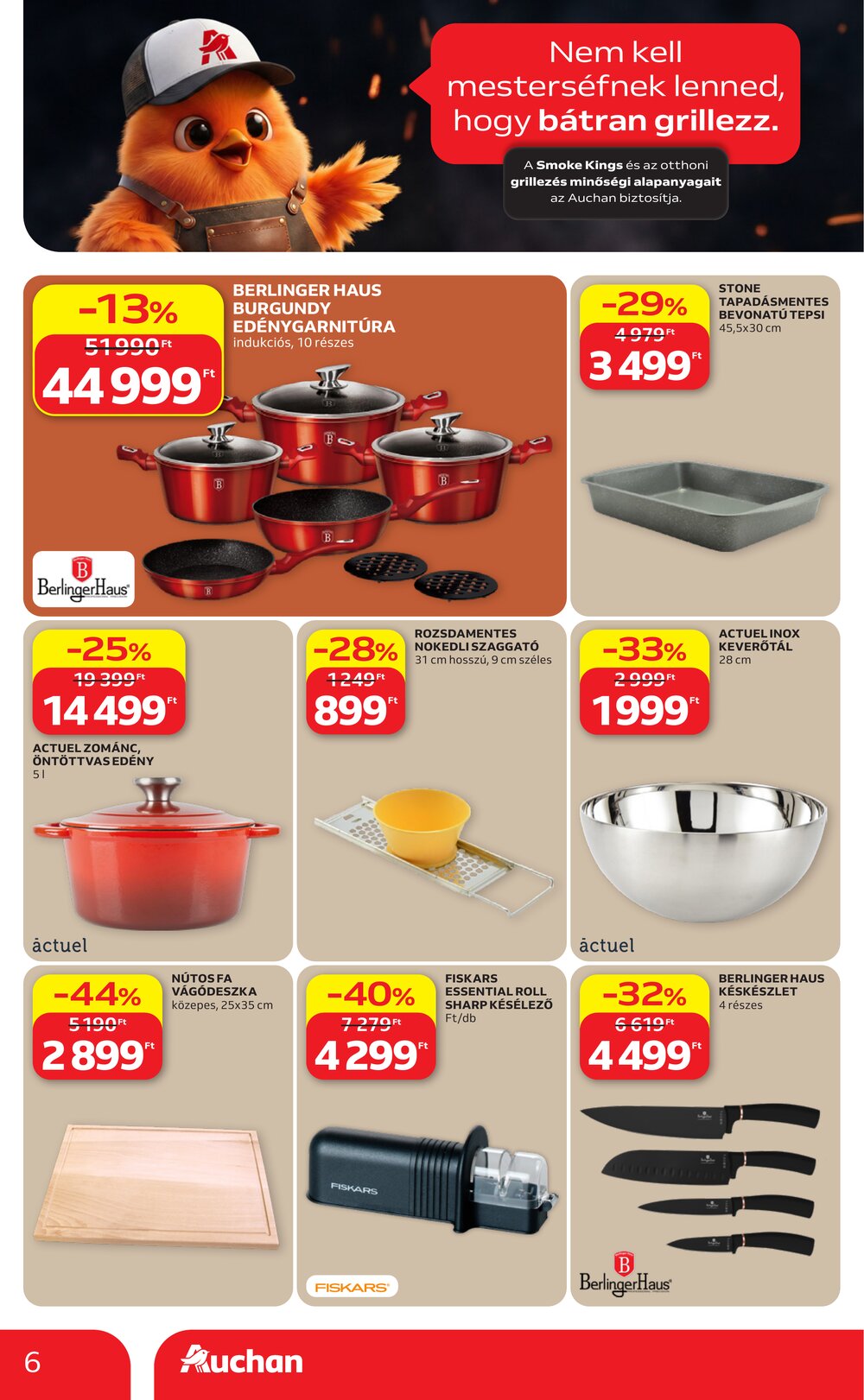 Auchan akciós újság 2026.07.16-tól - 6. oldal.