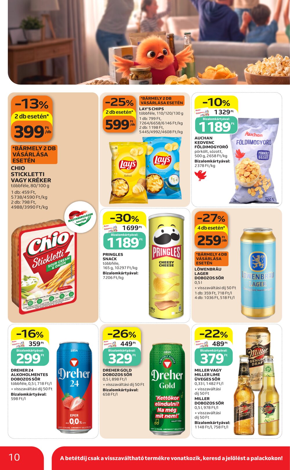 Auchan akciós újság 2026.07.16-tól - 10. oldal.