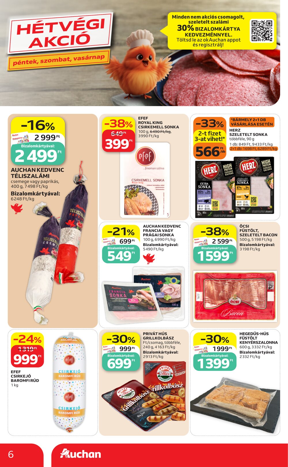 Auchan akciós újság 2026.07.16-tól - 6. oldal.