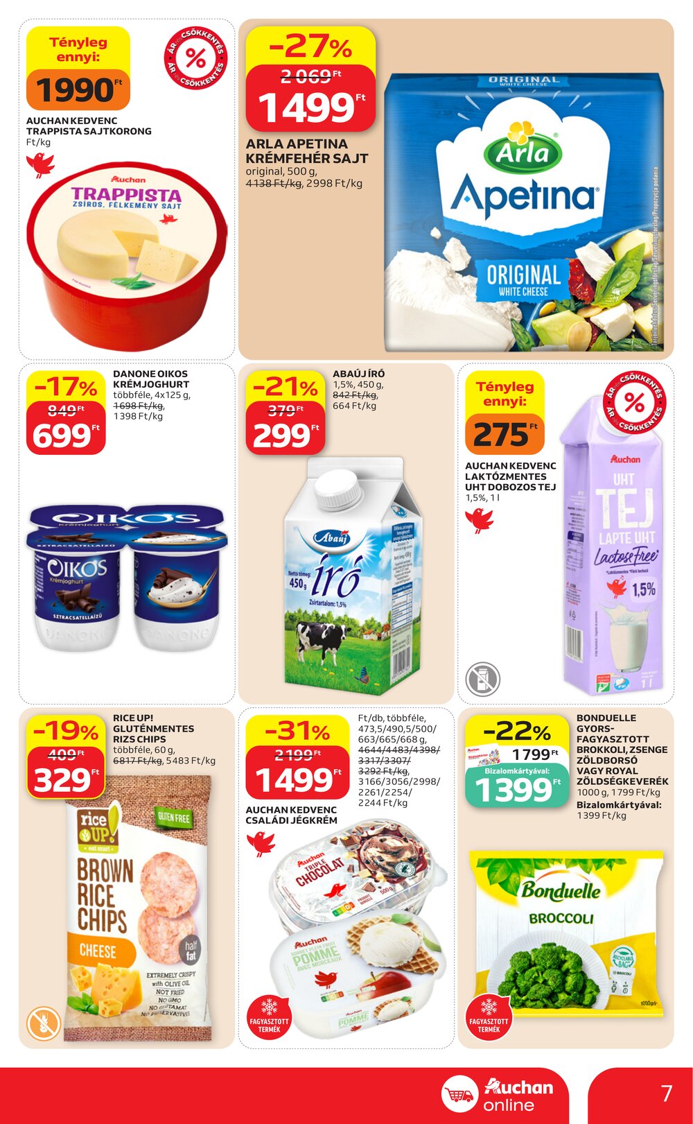 Auchan akciós újság 2026.07.16-tól - 7. oldal.