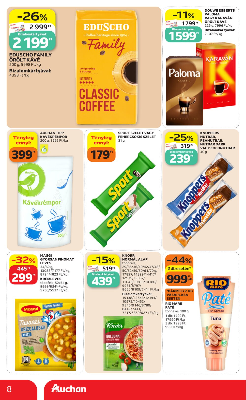 Auchan akciós újság 2026.07.16-tól - 8. oldal.