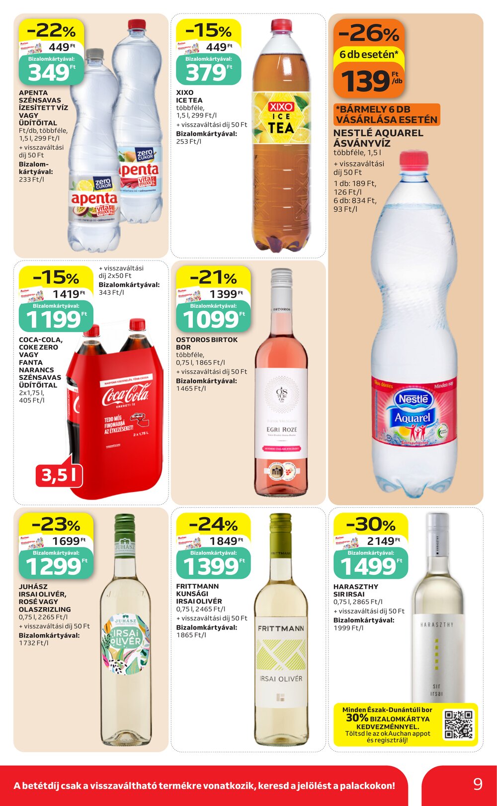 Auchan akciós újság 2026.07.16-tól - 9. oldal.