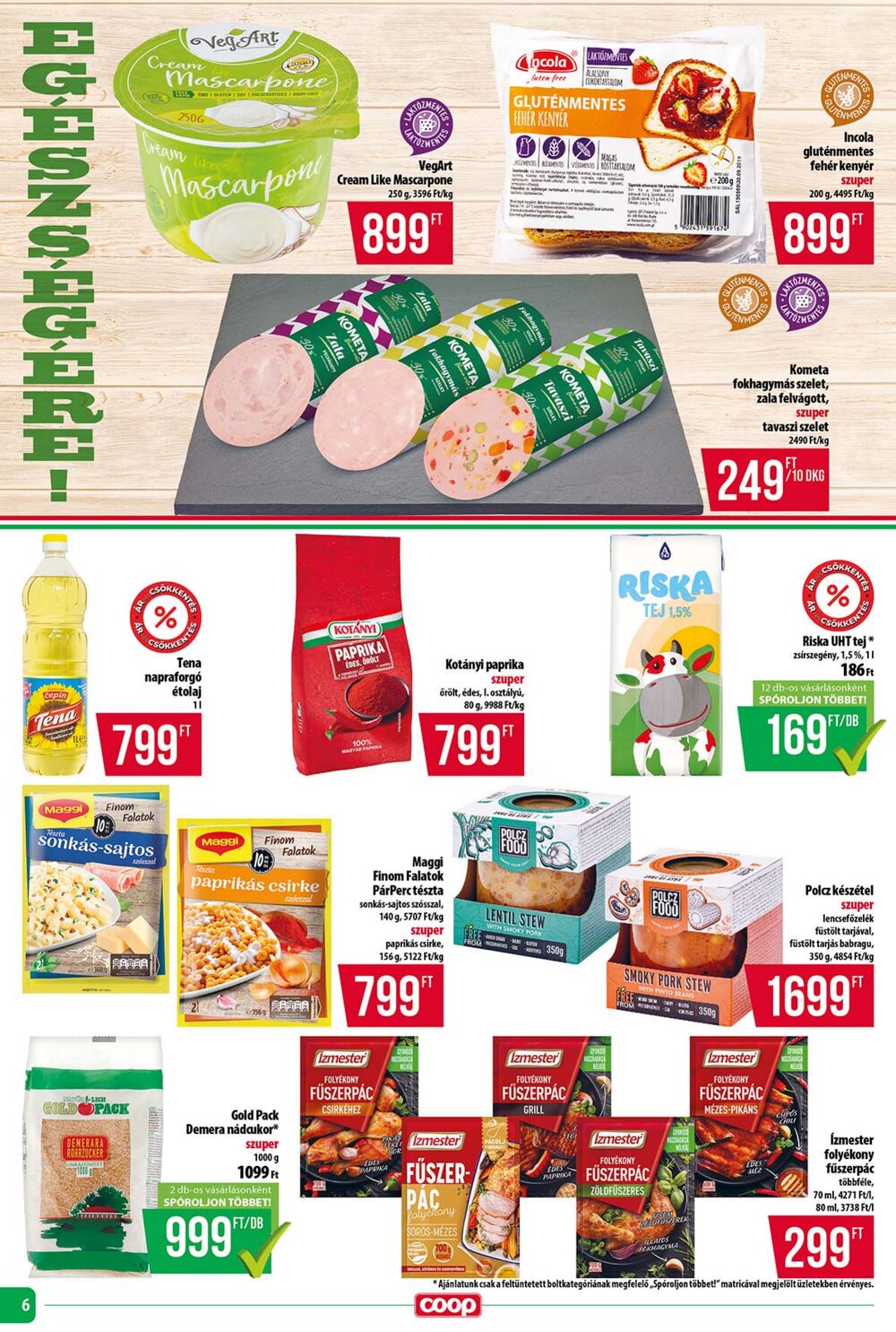 Coop akciós újság 2026.07.16-tól - 6. oldal.