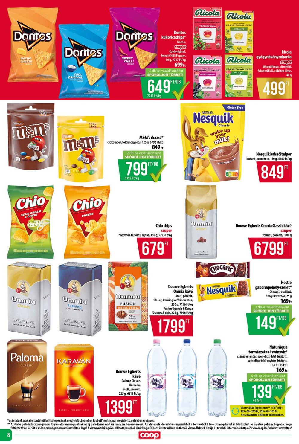 Coop akciós újság 2026.07.16-tól - 8. oldal.
