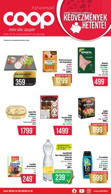 Coop akciós újság 2026.07.16-tól