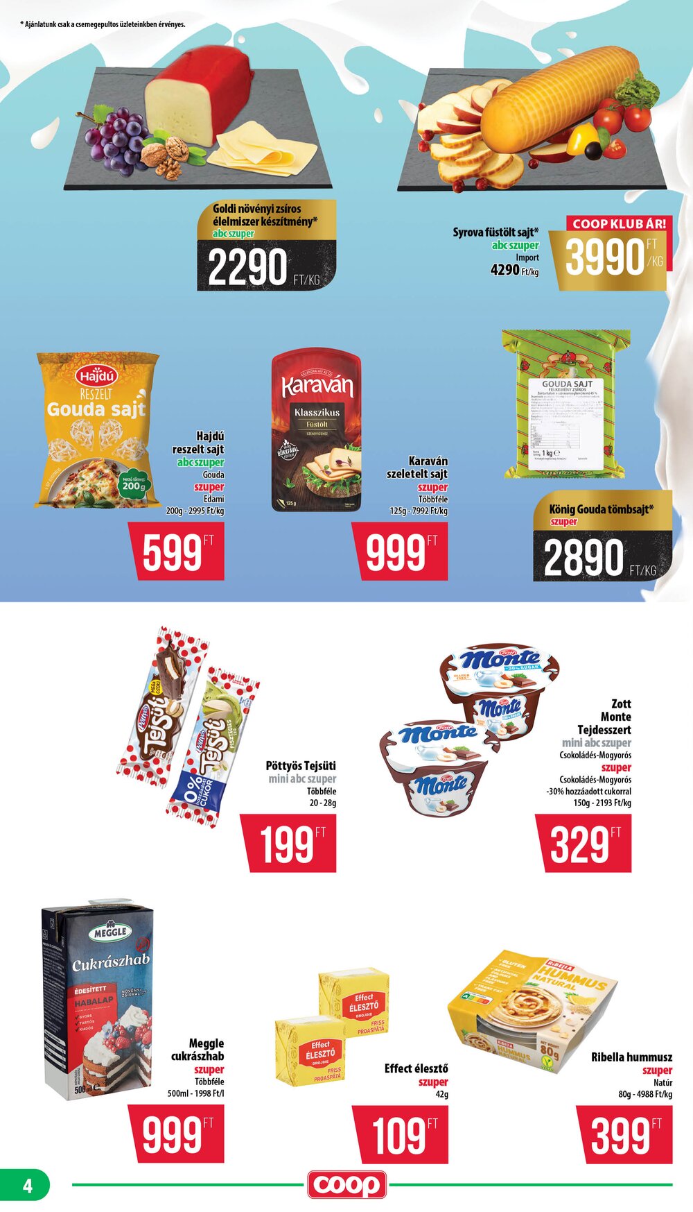 Coop akciós újság 2026.07.16-tól - 4. oldal.