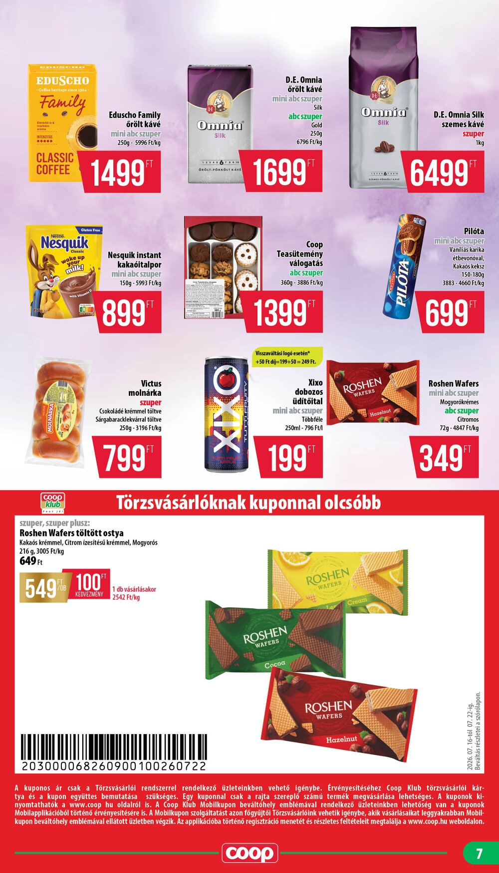 Coop akciós újság 2026.07.16-tól - 7. oldal.