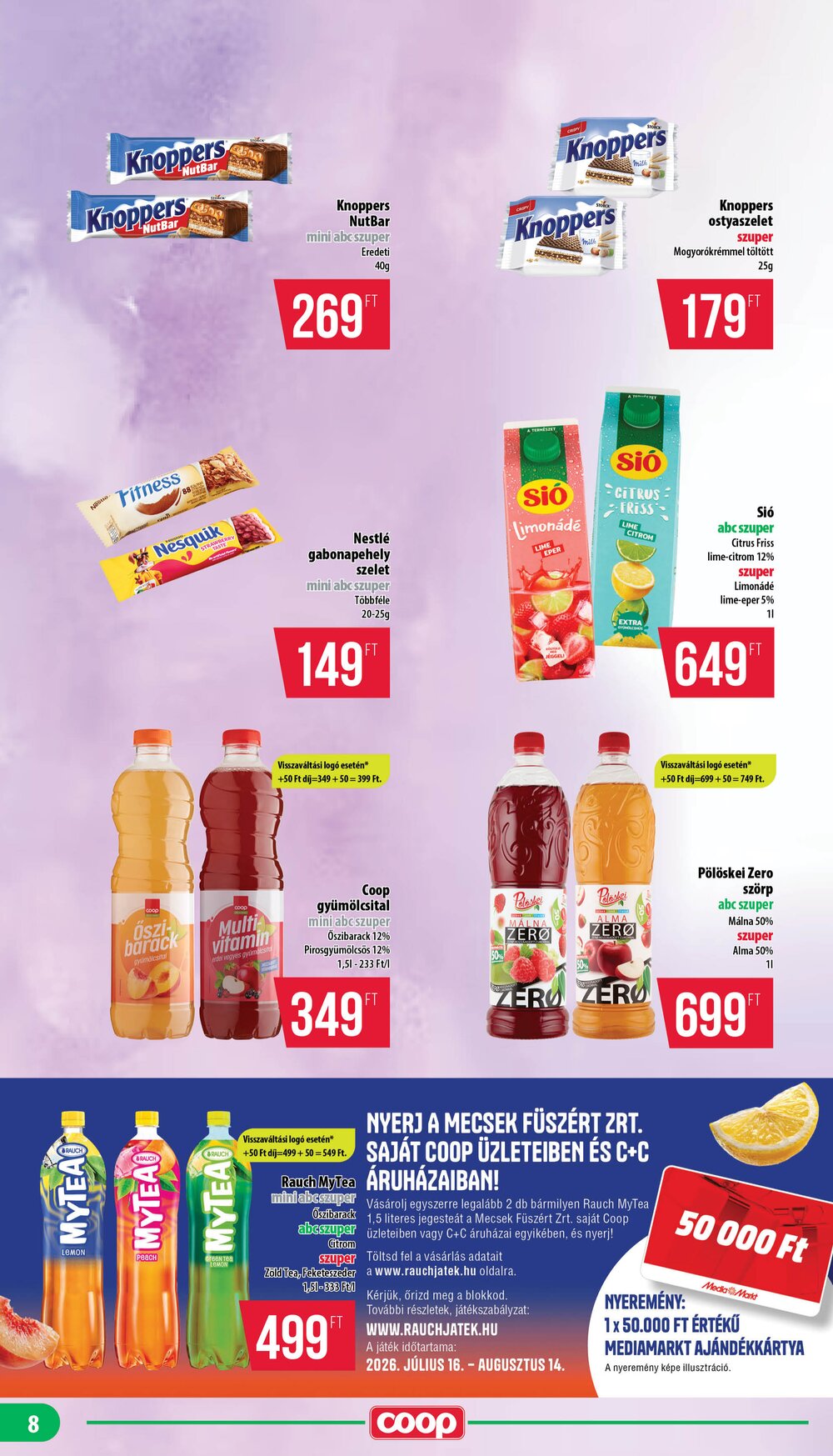 Coop akciós újság 2026.07.16-tól - 8. oldal.