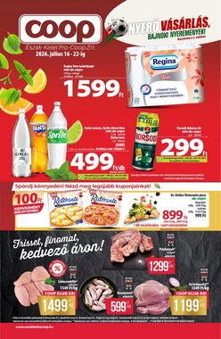 Coop akciós újság 2026.07.16-tól
