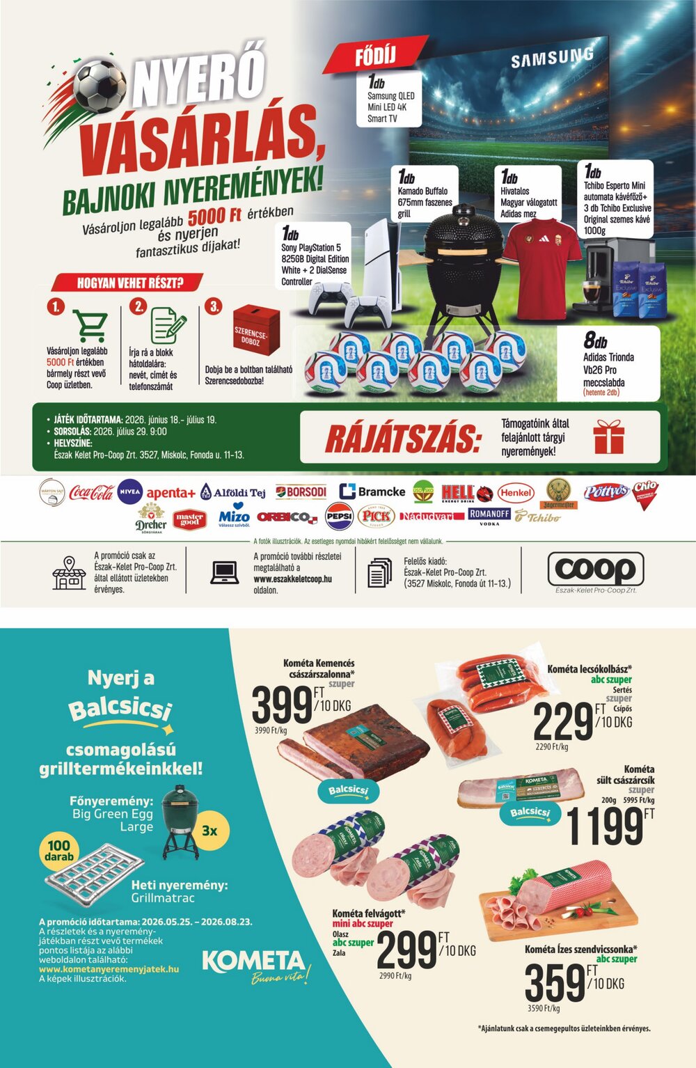 Coop akciós újság 2026.07.16-tól - 2. oldal.