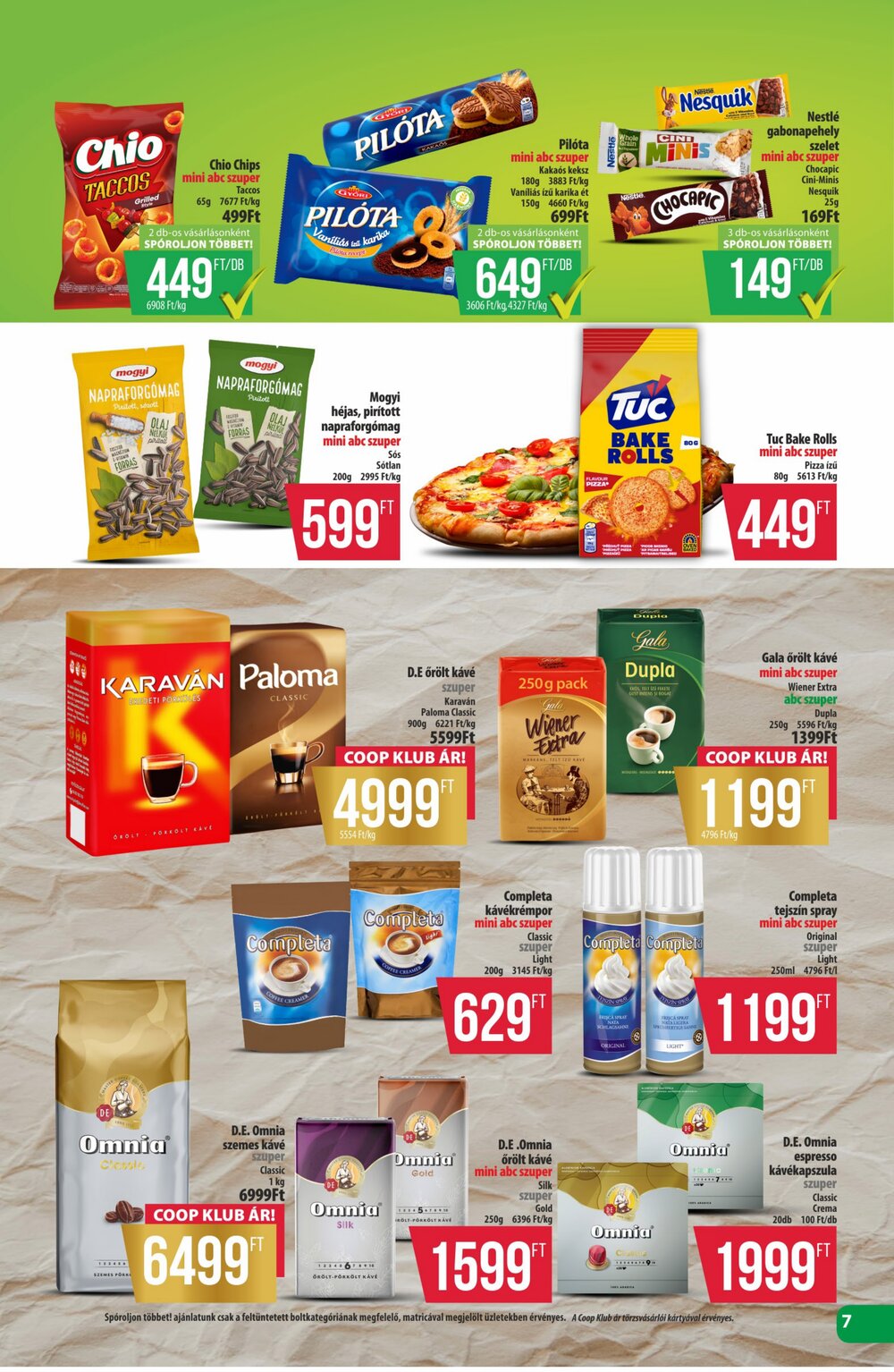 Coop akciós újság 2026.07.16-tól - 7. oldal.