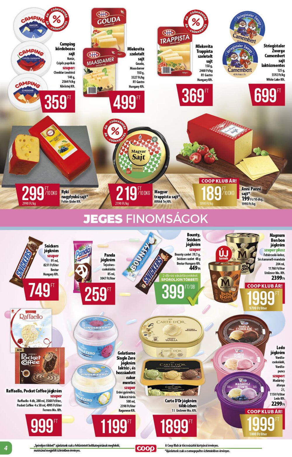 Coop akciós újság 2026.07.16-tól - 4. oldal.