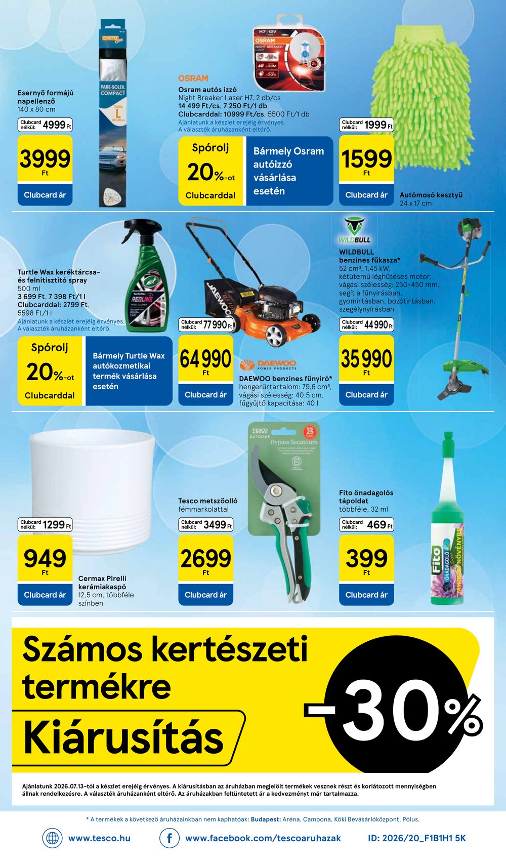Tesco akciós újság 2026.07.16-tól - 30. oldal.
