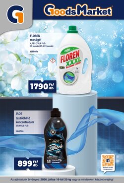 Goods Market akciós újság 2026.07.16-tól