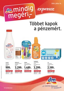 DM drogéria akciós újság 2026.07.16-tól