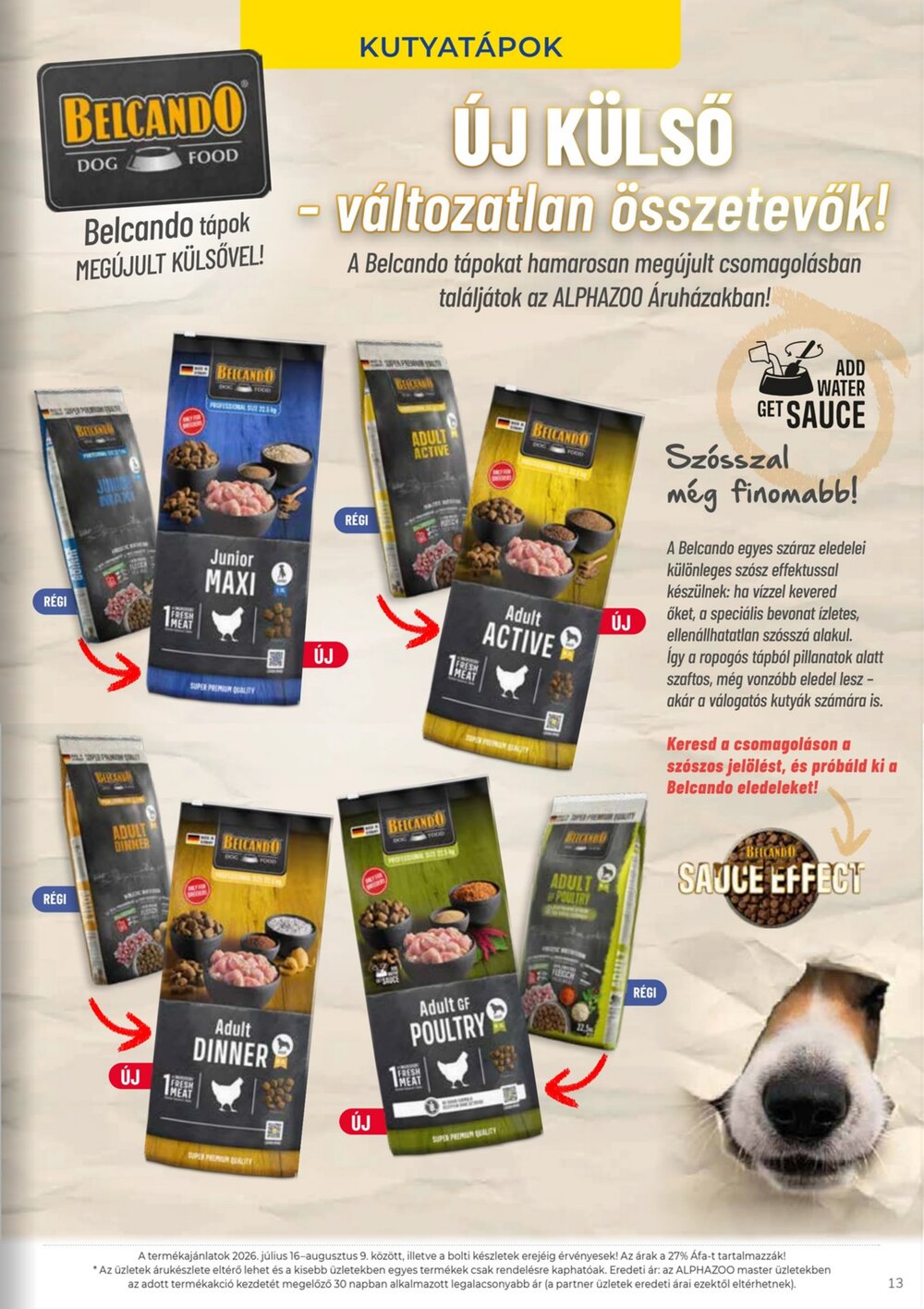 AlphaZoo akciós újság 2026.07.16-tól - 13. oldal.
