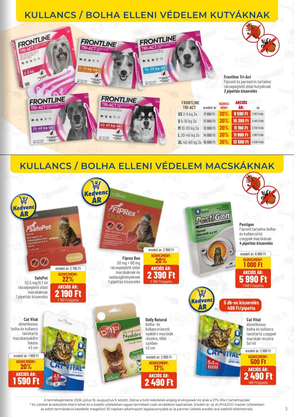 AlphaZoo akciós újság 2026.07.16-tól - 3. oldal.