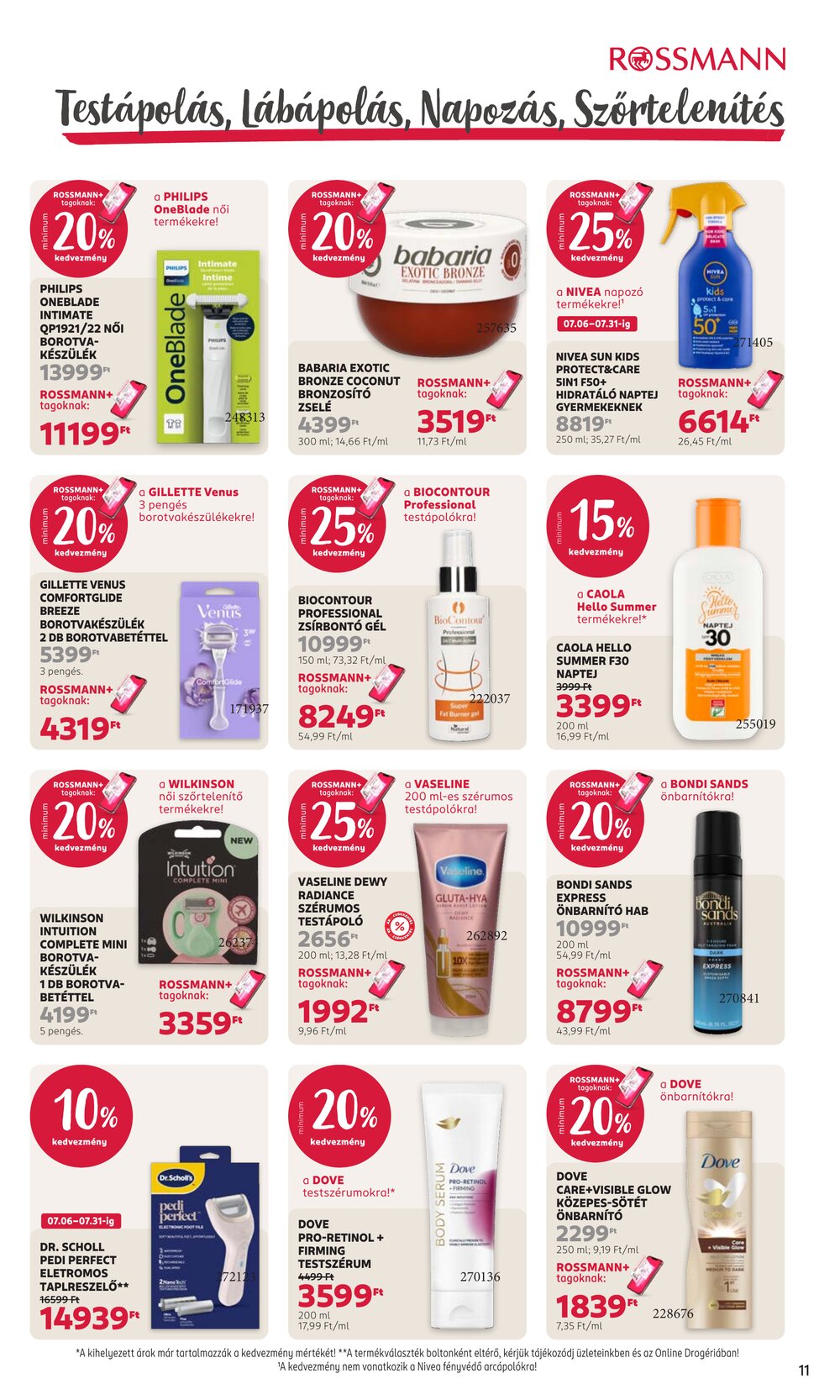 Rossmann akciós újság 2026.07.20-tól - 13. oldal.
