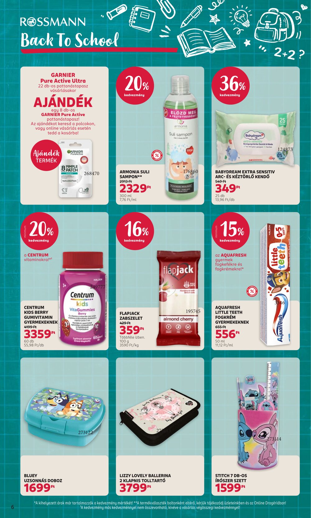 Rossmann akciós újság 2026.07.20-tól - 6. oldal.