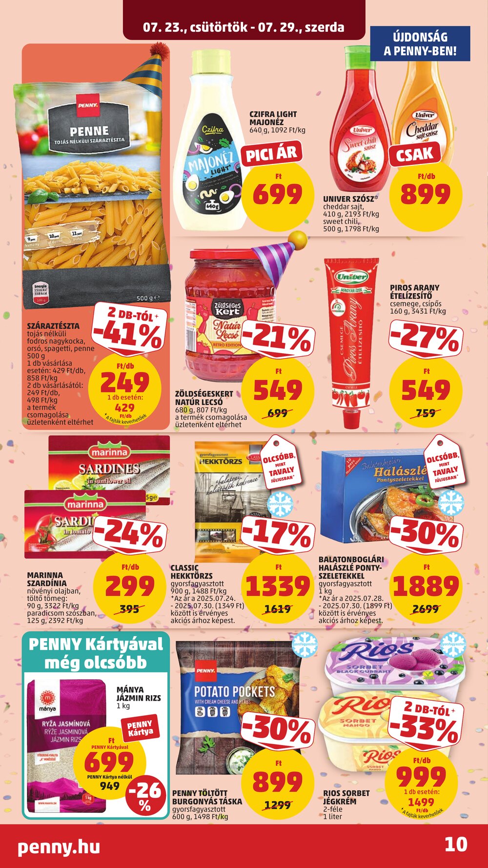 Penny Market akciós újság 2026.07.23-tól - 13. oldal.