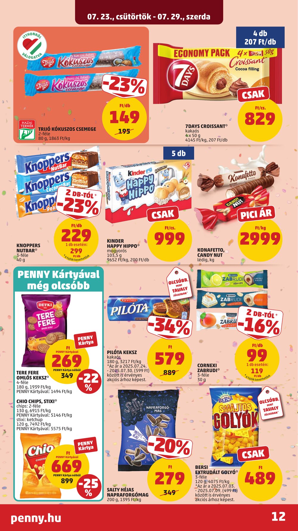 Penny Market akciós újság 2026.07.23-tól - 15. oldal.