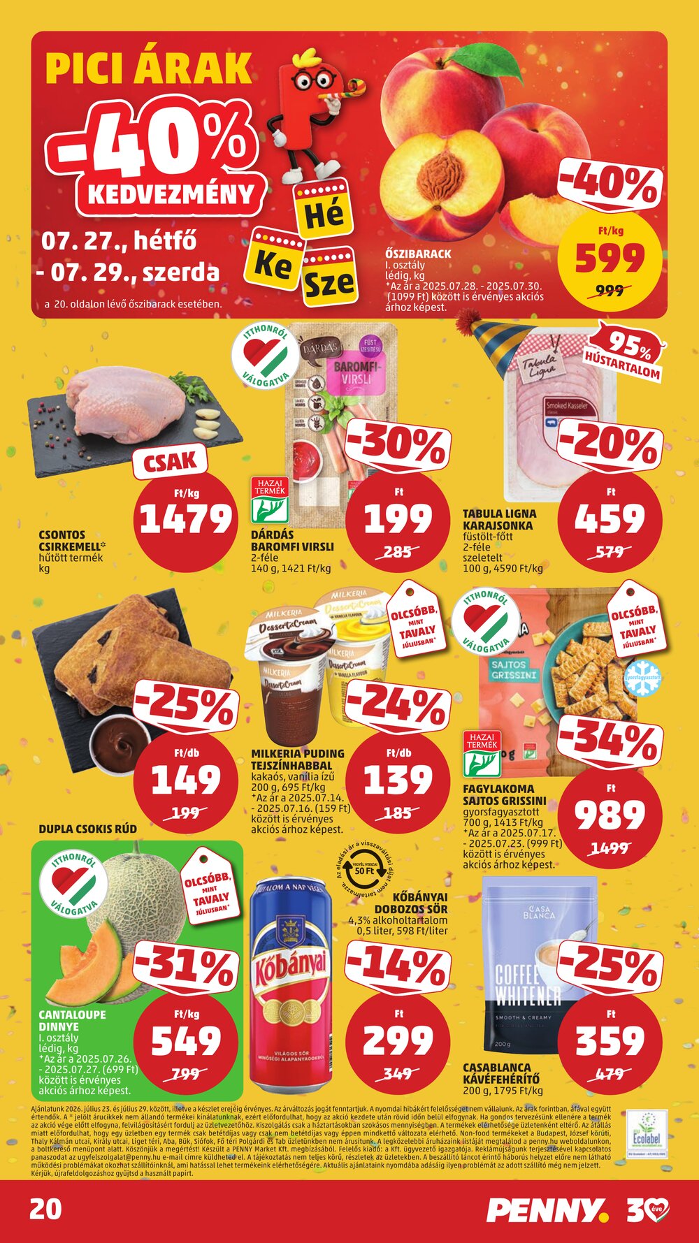 Penny Market akciós újság 2026.07.23-tól - 23. oldal.