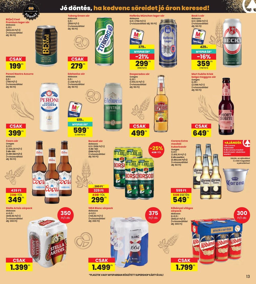 Interspar akciós újság 2026.07.23-tól - 13. oldal.